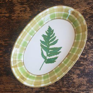 Fern Plate, Wangs Cottagecore Farm 70s Dishware